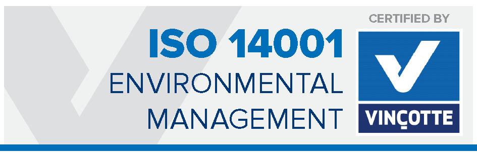 Vinc otte Stickers CERT ISO 14001