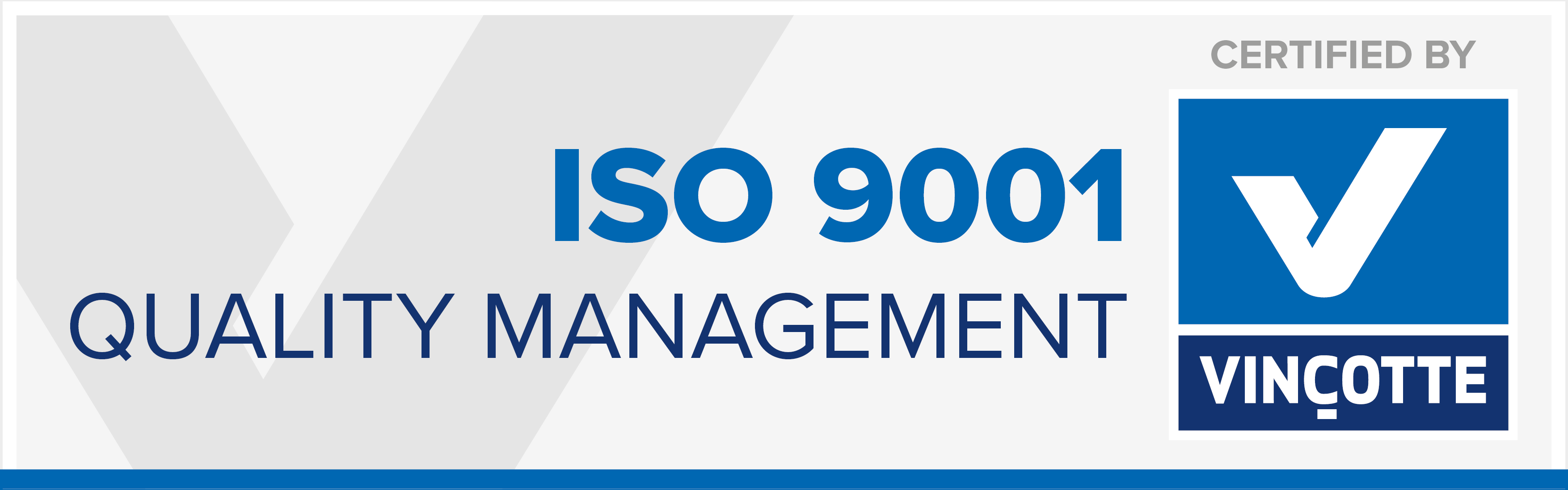 Vinc otte Stickers CERT v3 ISO9001